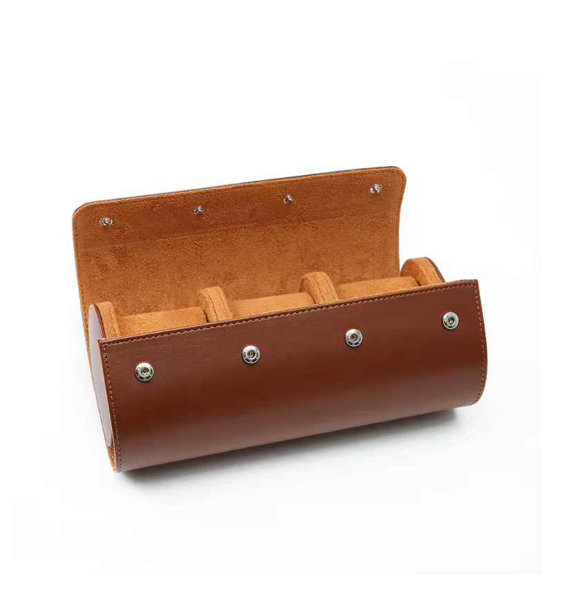 Leather watch storage